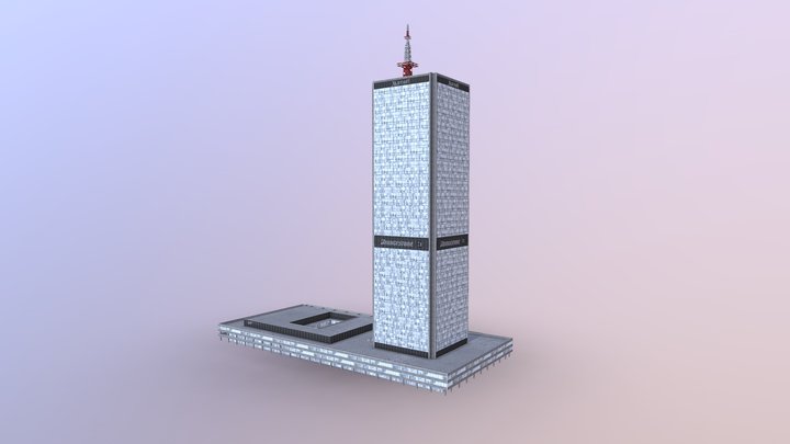 Marriott warsaw 3D Model