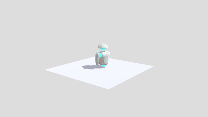 simple Robot 3D Model