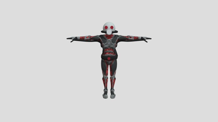 Ant Man but its very bad 3D Model