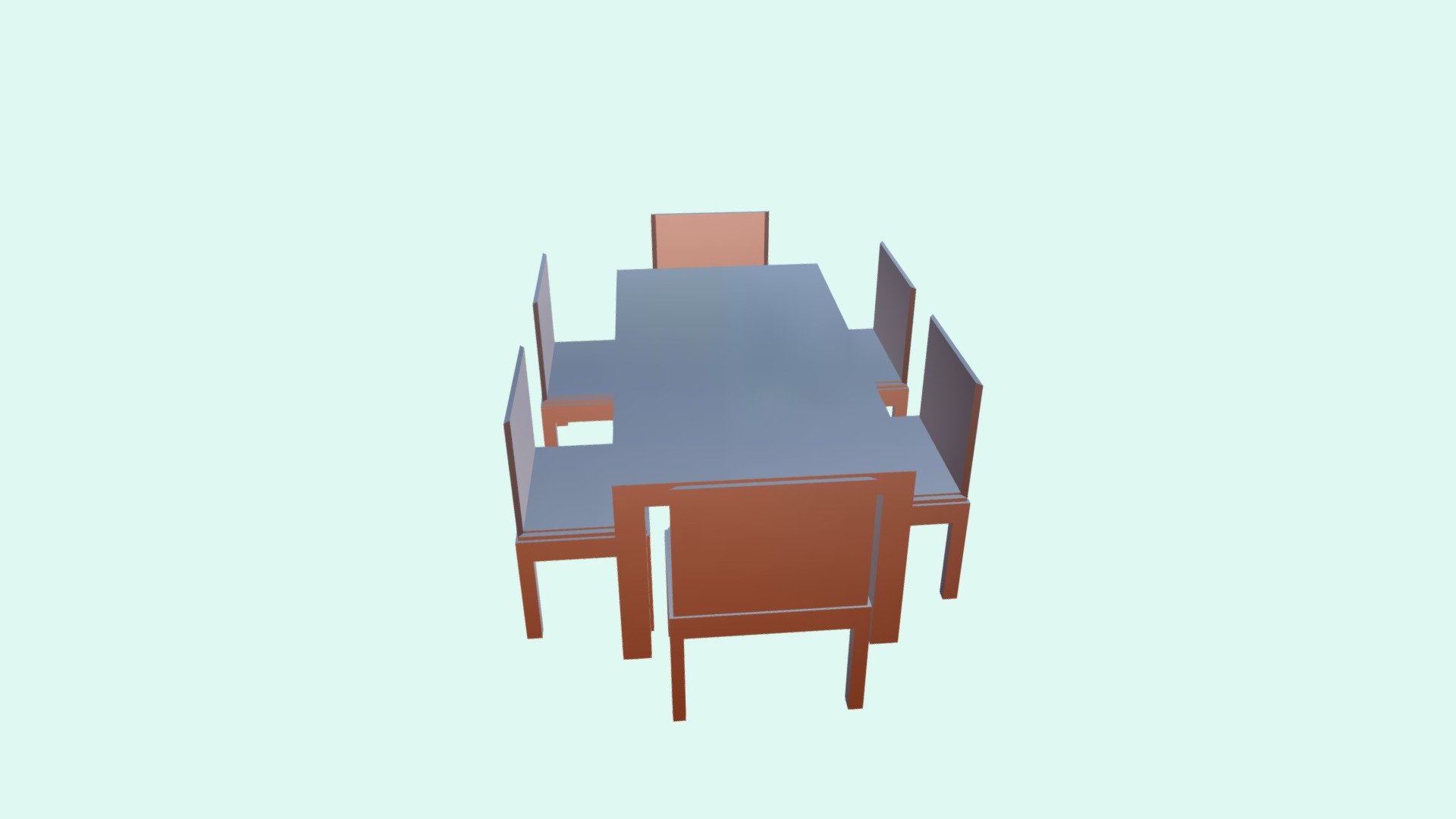 Dining table and chair - Download Free 3D model by dhruvpandya998 ...
