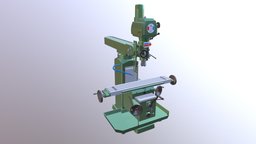 VERTICAL DRILL MACHINE TOOL 3D model - Buy Royalty Free 3D model by ...
