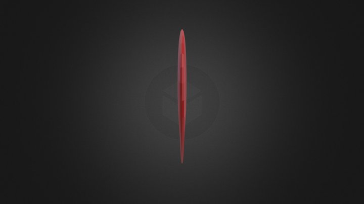 Guitar Pick 3D Model