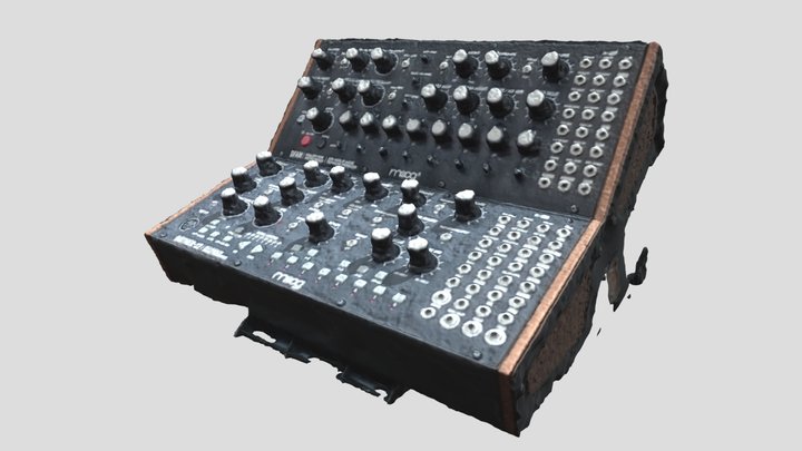 Moog DFAM & Mother-32 synthesizers, bad scan #3 3D Model