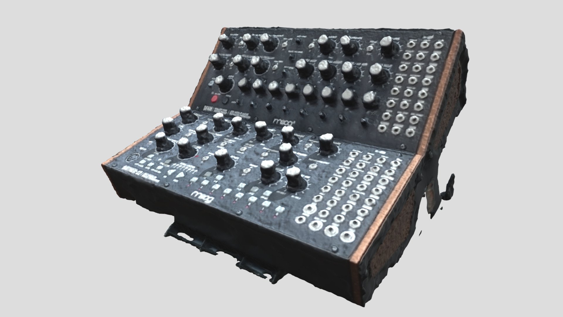 Moog DFAM & Mother-32 synthesizers, bad scan #3