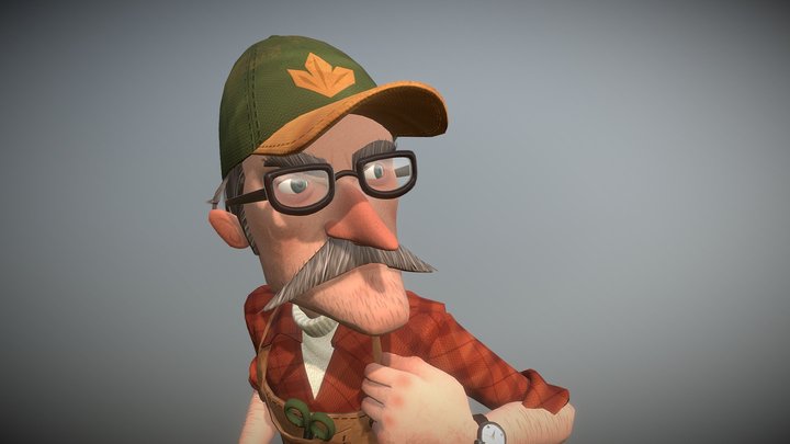 Otto Kinander (The Taxidermist) 3D Model