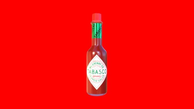 Pepper Tabasco 3D Model