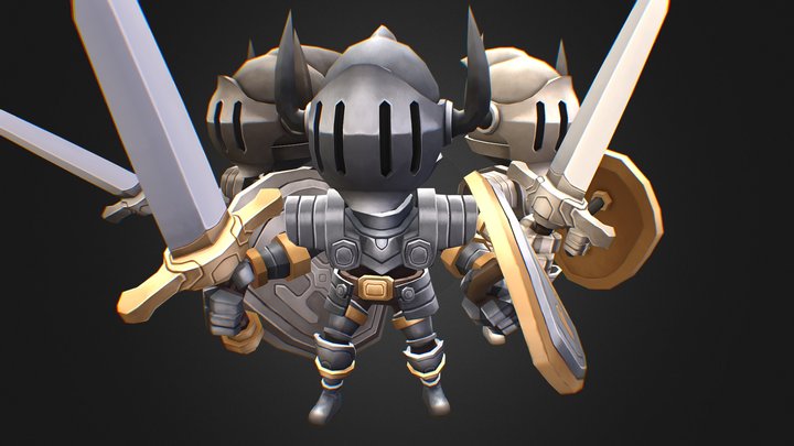 Hero Series - Knight 3D Model