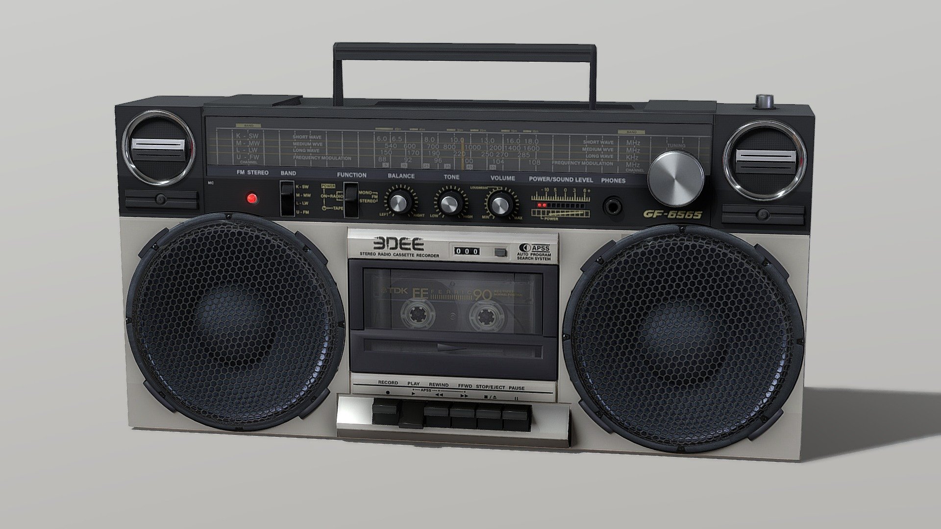 Boom Box - Buy Royalty Free 3D model by 3Dee (@mellydeeis) [ae04210 ...