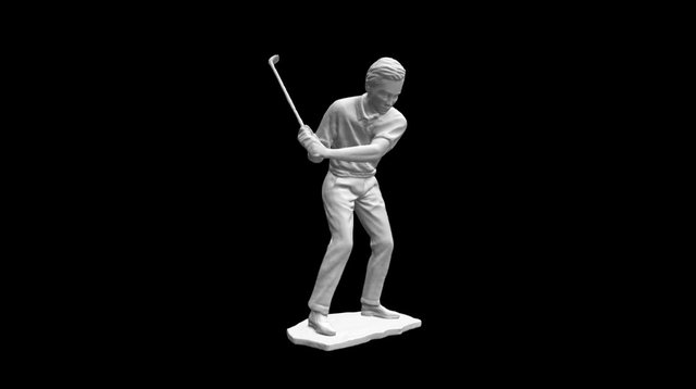 Jugador Golf 3D Model