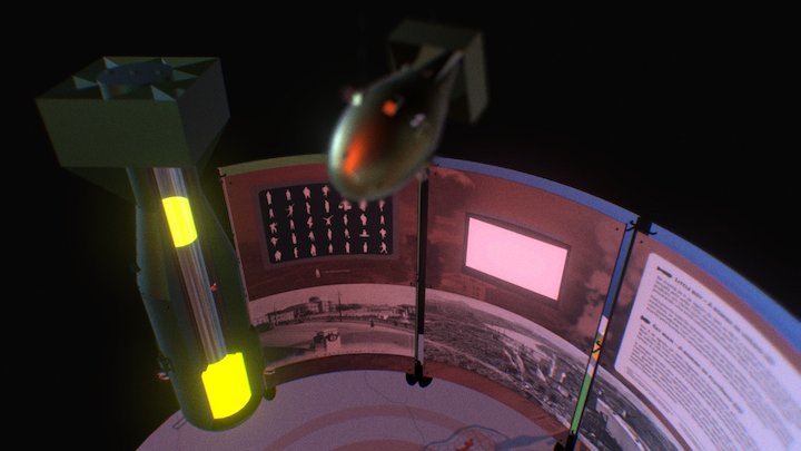 Nuclear Energy - Little Boy and Fat Man 3D Model