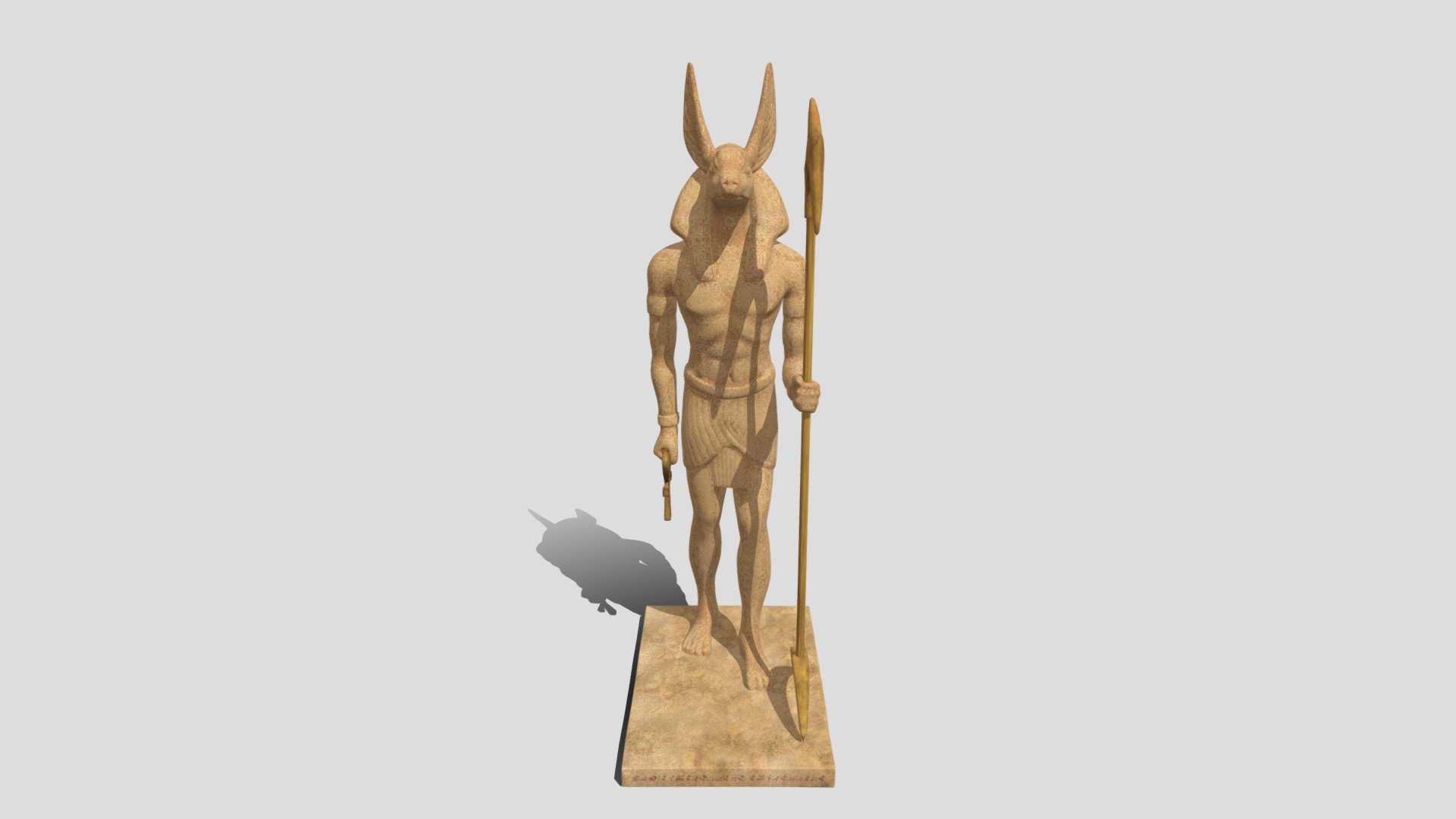 Pharaonic Statue - Buy Royalty Free 3d Model By Vertex - Egyptian 