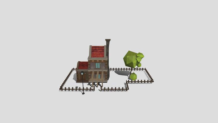 Single Building 3D Model