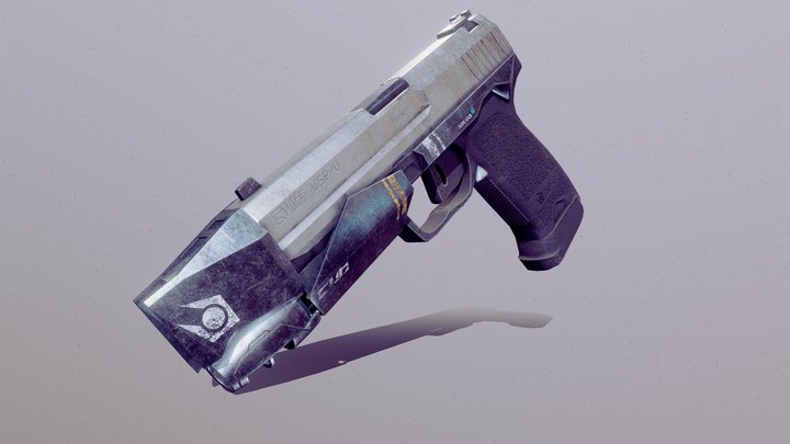 Combine USP Handgun – Free 3D Model STL