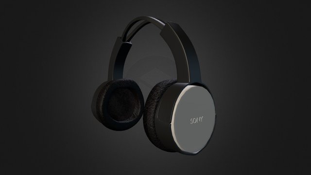 Sony Headphones 3D Model