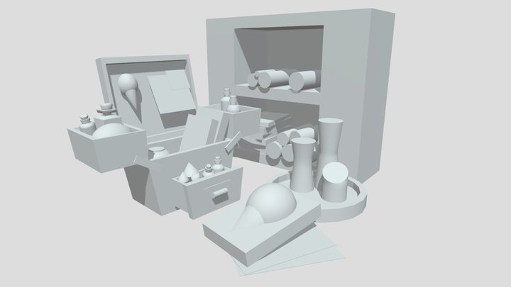 WitchBox_1_2 3D Model