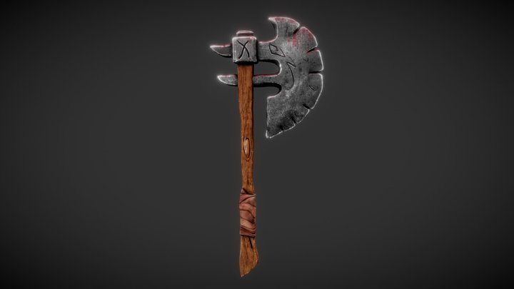 Simple Axe Concept 3D Model