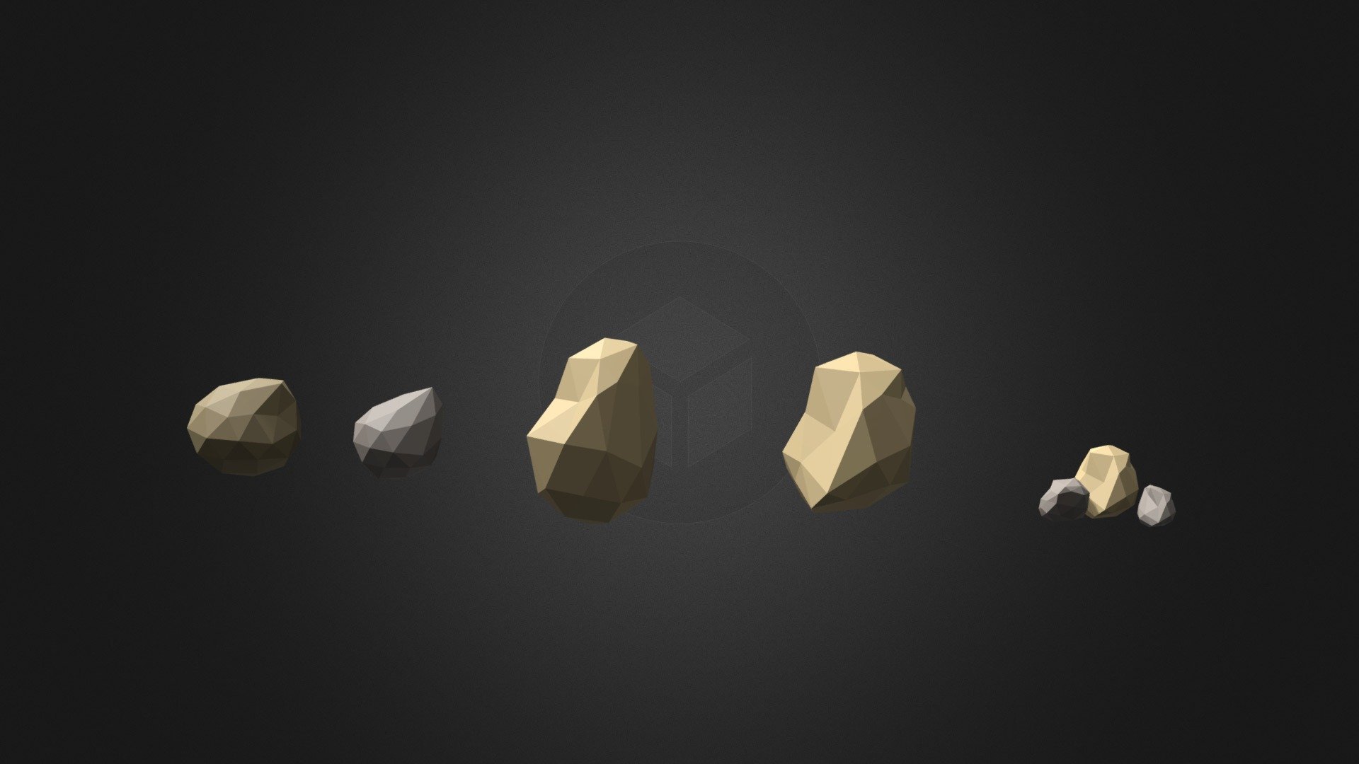 Low Poly Rock Set - 3D model by Jamie (@jamiewow93) [ae0a85b] - Sketchfab