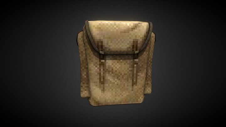 US Backpack 3D Model