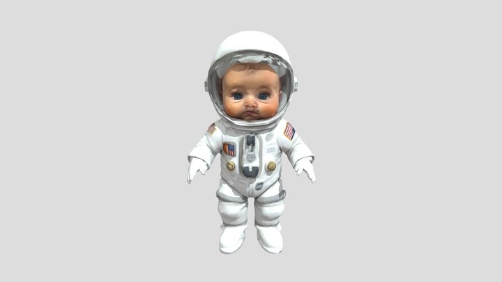 astronauta mirim 3D Model