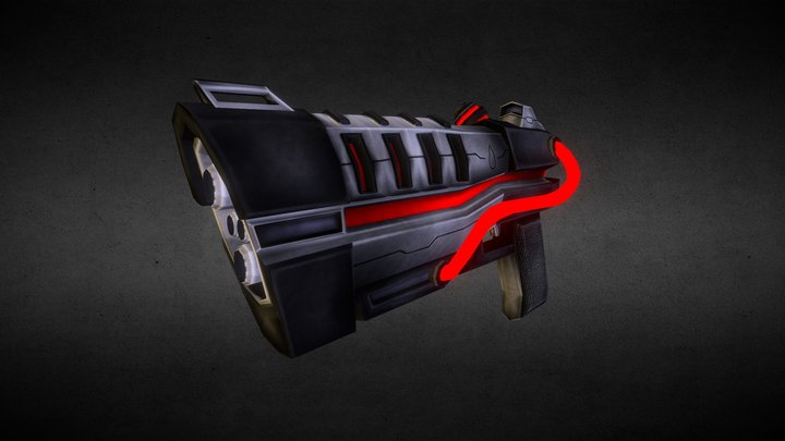 Plasma Pistol 3D Model