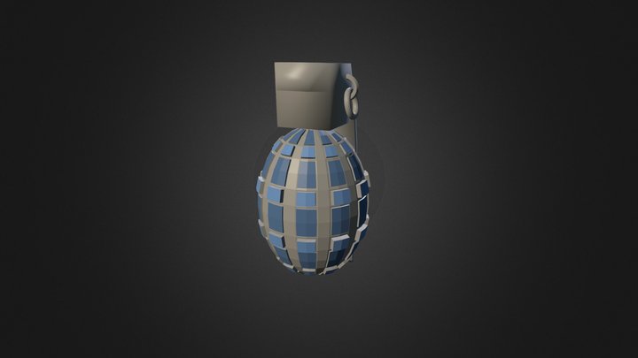 Flare Grenade 3D Model