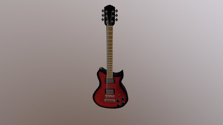 Washburn Guitar 3D Model