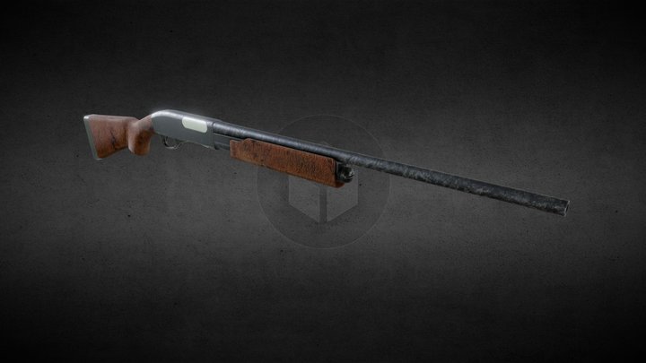 Shotgun Free 3D Model