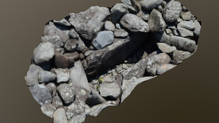 Ainoshima stone tomb 3D Model