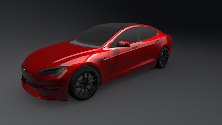 Tesla Model S Plaid - FlexiShield Configurator 3D Model
