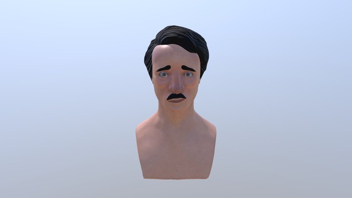 Edgar Allan Poe 3D Model
