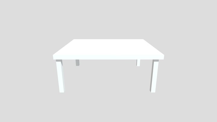 Desk 3D Model