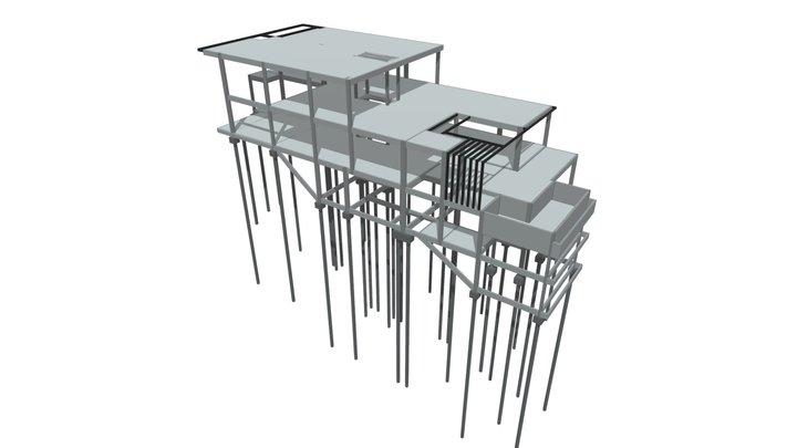 Estrutura 3D - Residência JL 3D Model