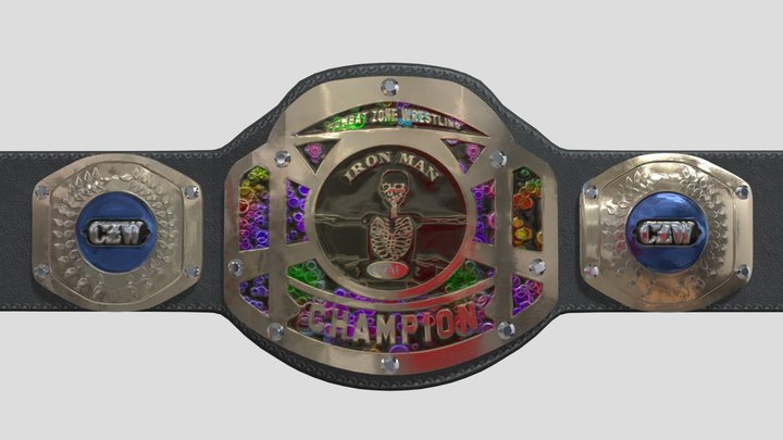 CZW - IRONMAN CHAMPION BELT – Free 3D Model STL