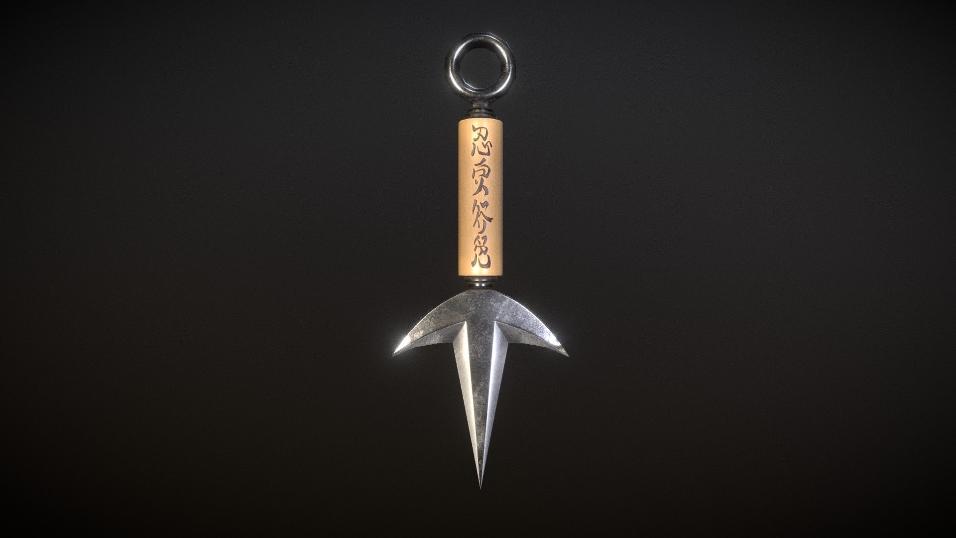 Minato Kunai Download Free 3d Model By Krystian Kporabik