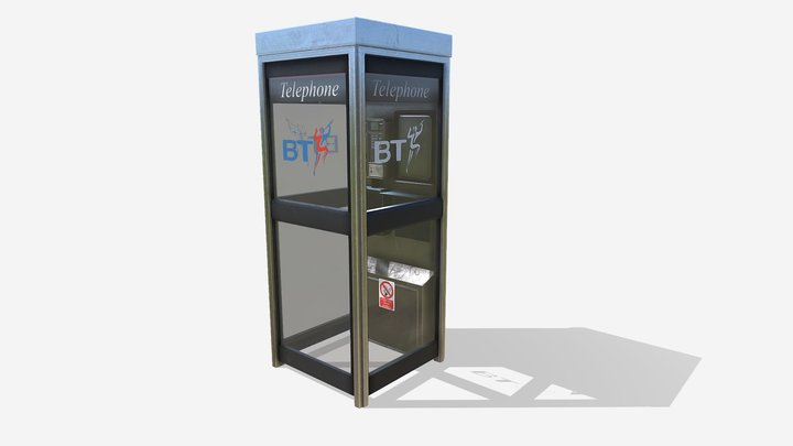 BT Phone Box 3D Model