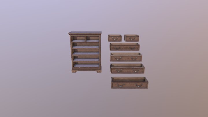 FLAGSHIP_Chest of drawers_Natural 3D Model