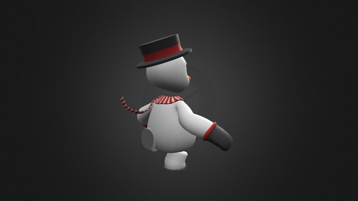Snowman 3D Model