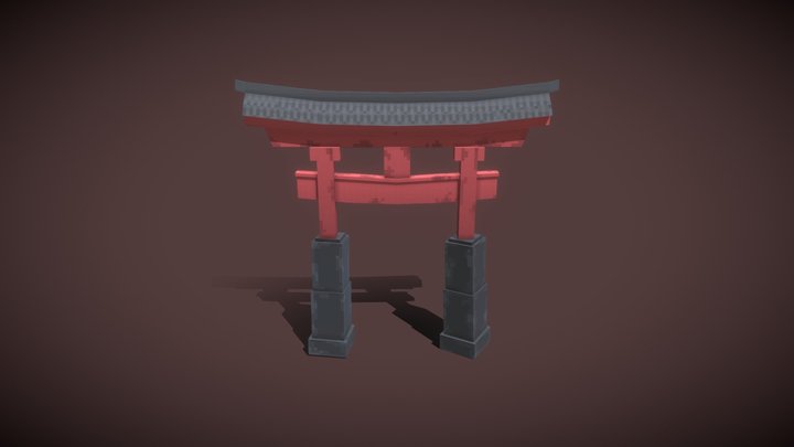 torii gate 3D Model