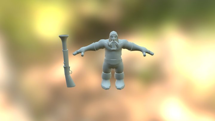 Ironforge Mountaineer Base Mesh 3D Model