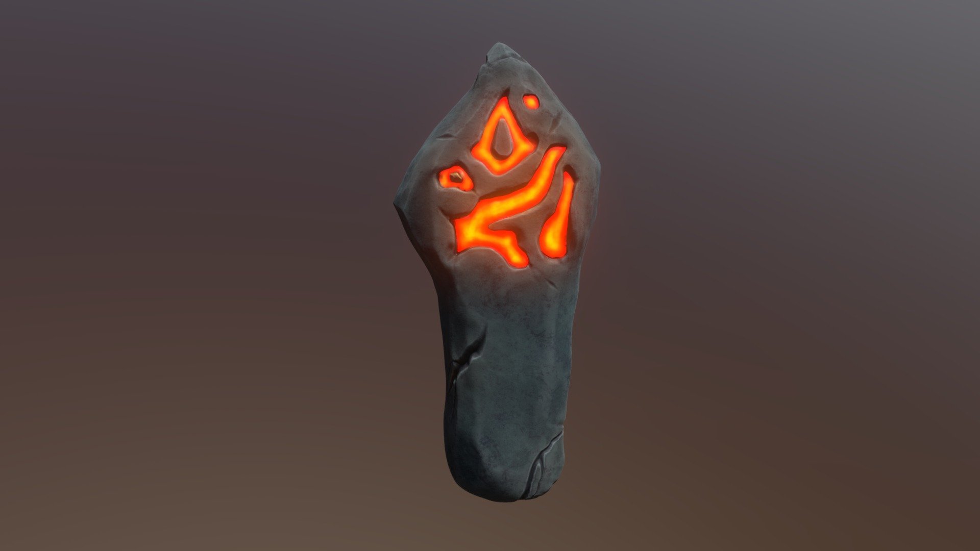 Magma Runestone - Download Free 3D model by Ethan McGuirk (@EthanMcG ...
