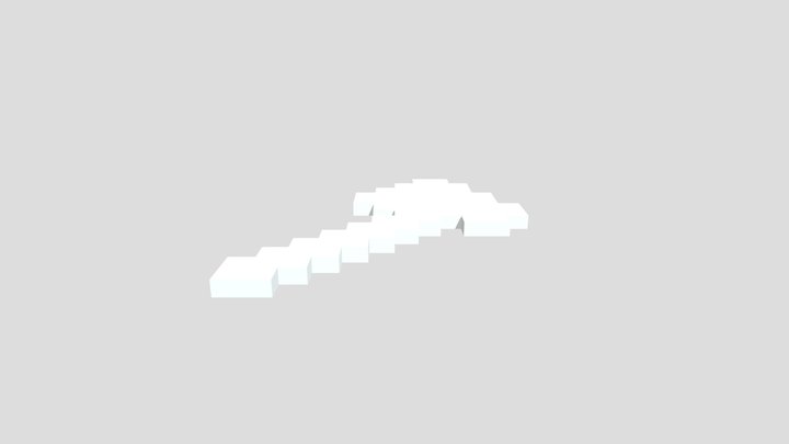 mc iron Axe 3D Model