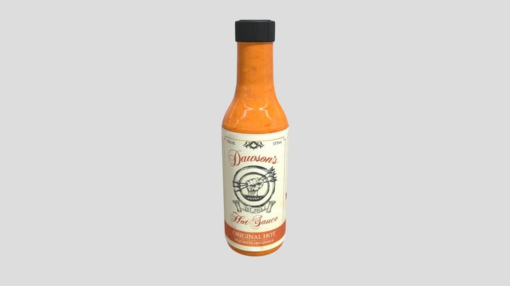 Dawson Bottle - 01 3D Model