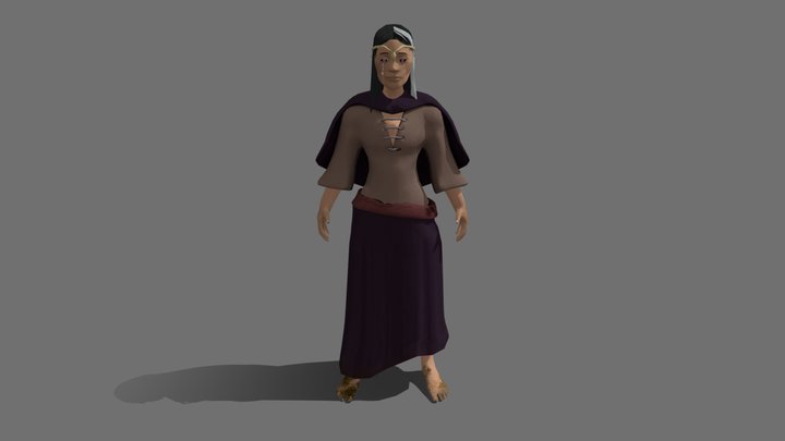Character Model: Enchantress Character 3D Model