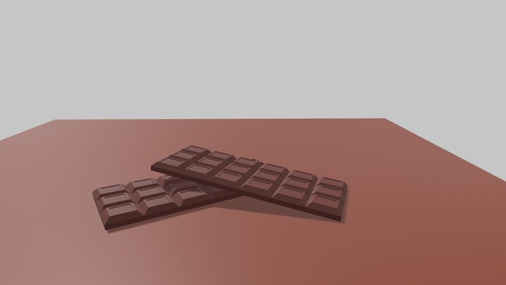 Chocolate Bar 3D Model