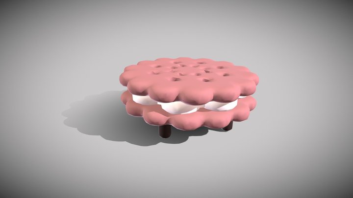 Ice cream stool 3D Model