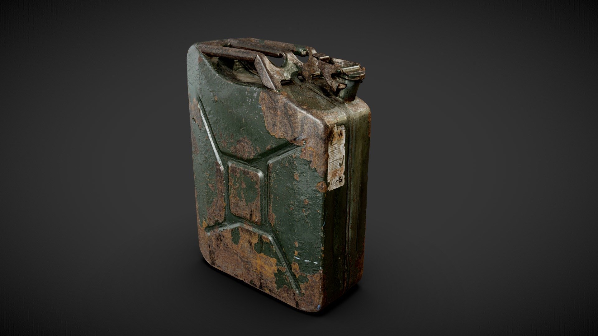 Rusty Jerry Can | Freehand PBR Scan - 3D model by M-XR [ae1294c ...
