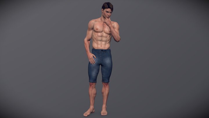 Jaycob Coquettish Pose 3D Model