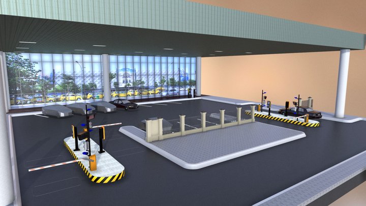 Parking systems minibox 3D Model
