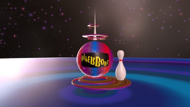 HyperBowl Logo 3D Model