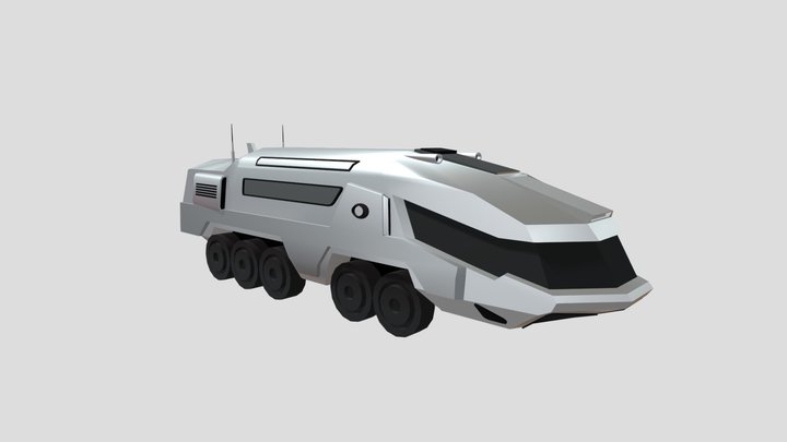 Snow Car 3D Model